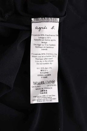 Robe Agnès B. Noir en Synthétique