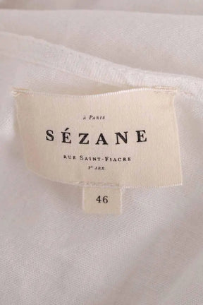 Blouse Sézane Blanc en Coton