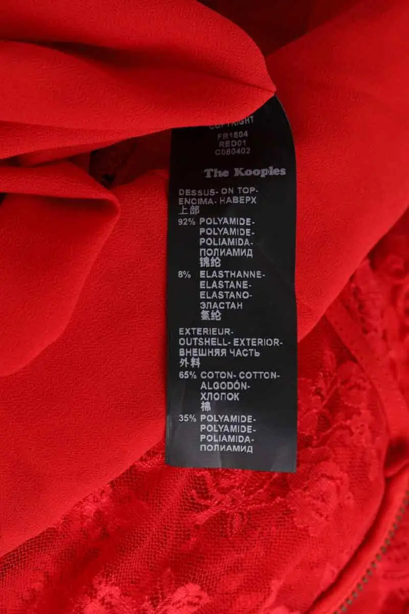 Robe The Kooples Rouge en Synthétique