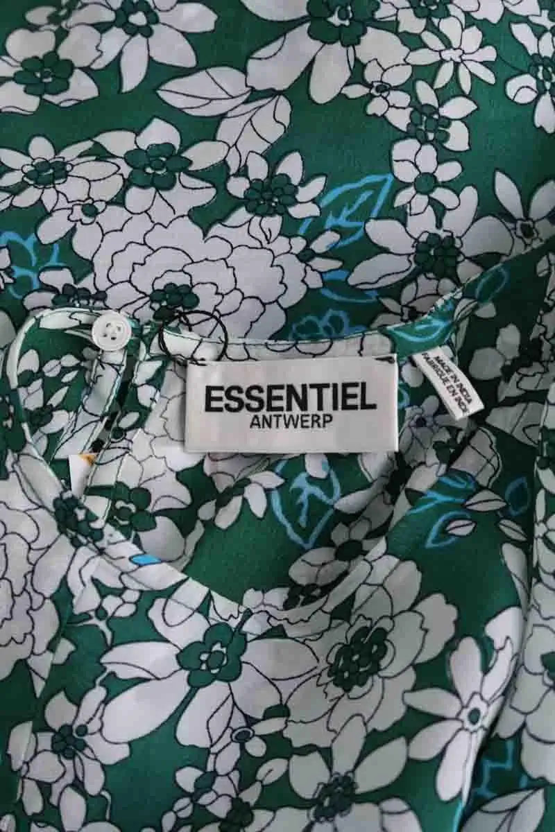 Blouse Essentiel Antwerp Vert en Viscose