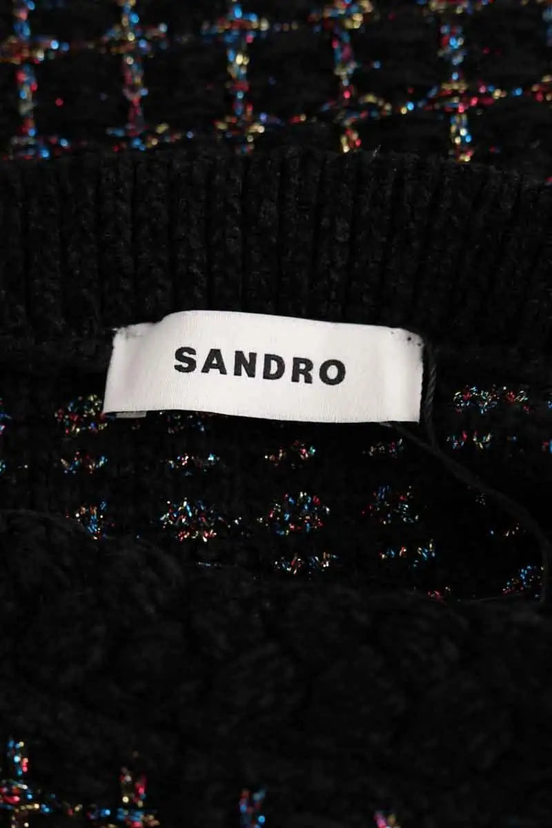 Jupe Sandro Noir en Synthétique