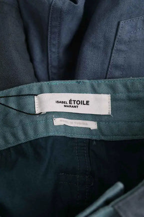 Pantalon droit Isabel Marant Étoile Keyega Blanc en Coton