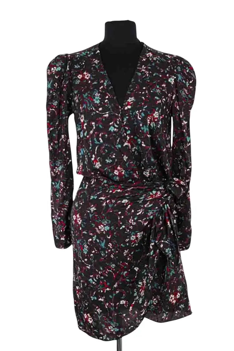 Robe Isabel Marant Étoile Noir en Viscose, taille XS - Seconde Main