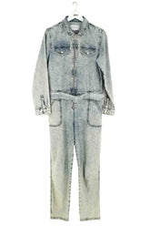 Combinaison Claudie Pierlot Bleu en Coton, taille L - Seconde Main