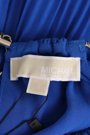 Robe Michael Kors Bleu en Synthétique