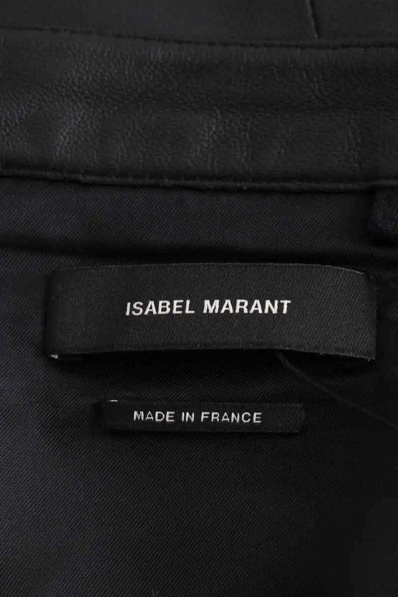 Jupe Isabel Marant Noir en Cuir