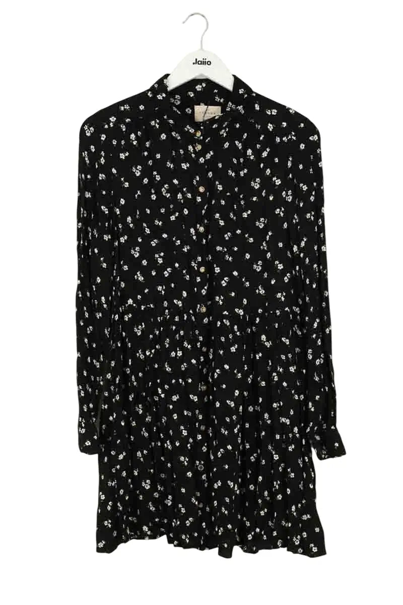 Robe Sézane Noir en Viscose, taille M - Seconde Main