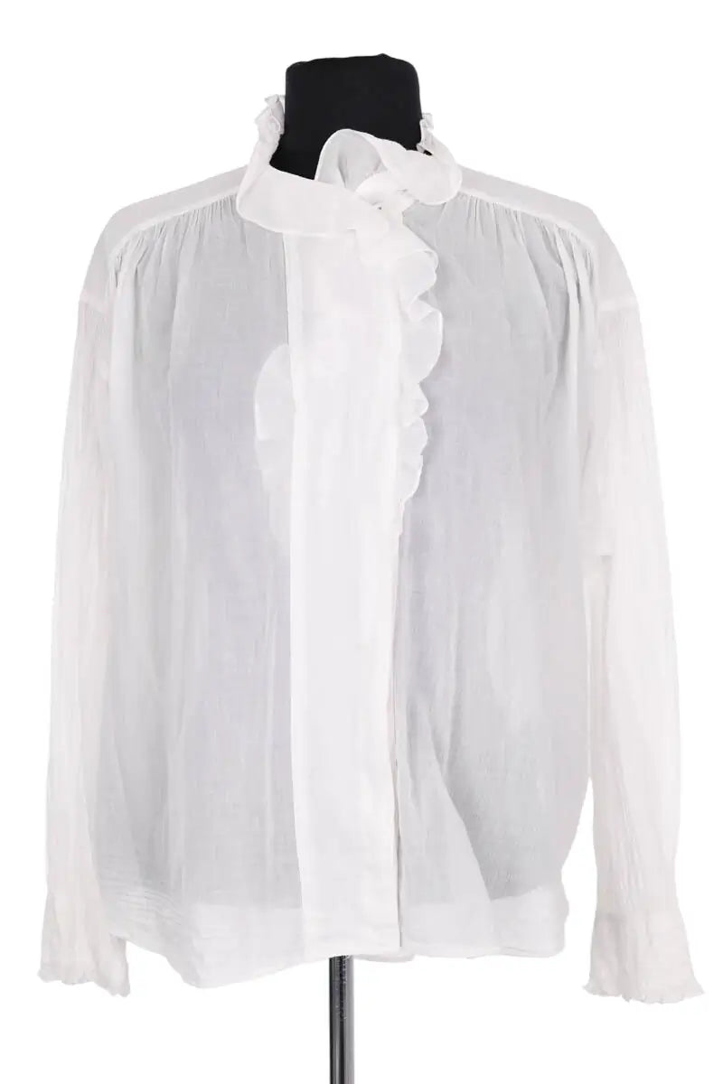 Chemise Isabel Marant Étoile Blanc en Coton, taille S - Seconde Main