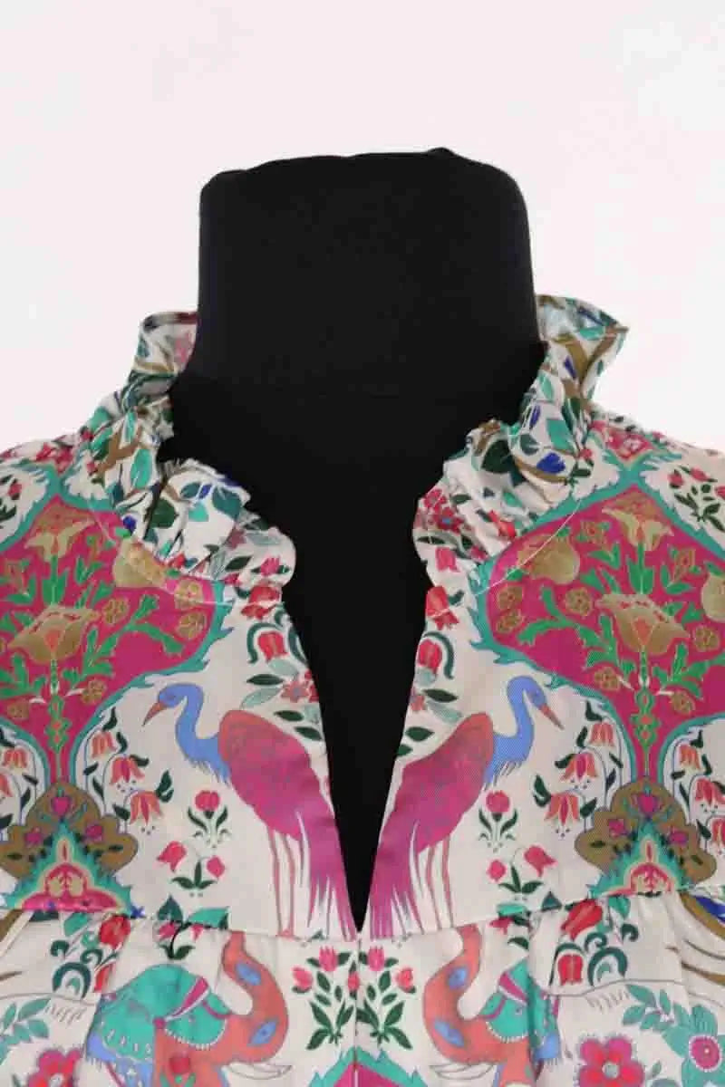 Robe Sandro Multicolore en Synthétique