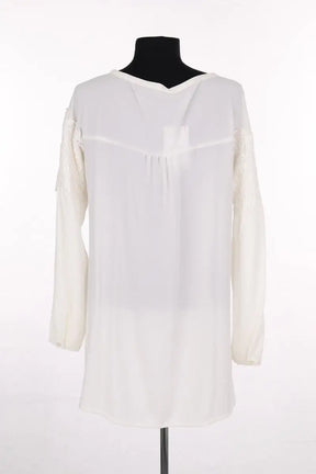 Blouse Marella Ecru en Synthétique