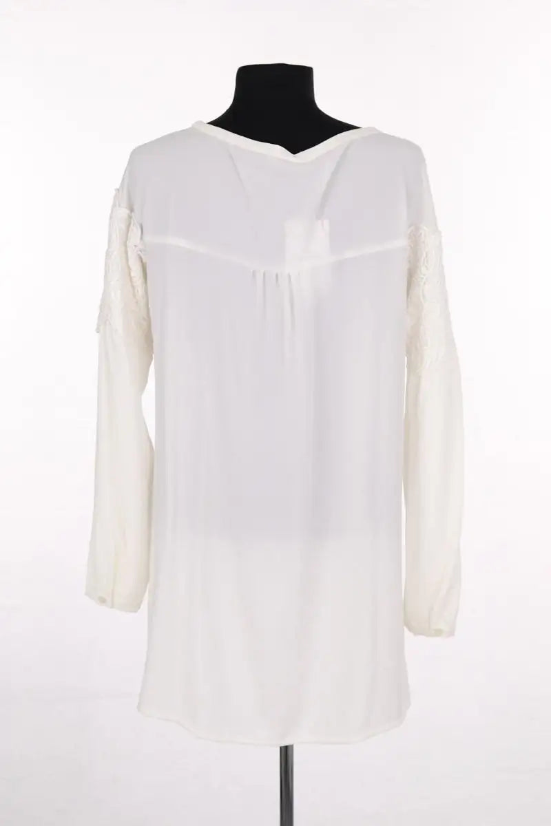 Blouse Marella Ecru en Synthétique