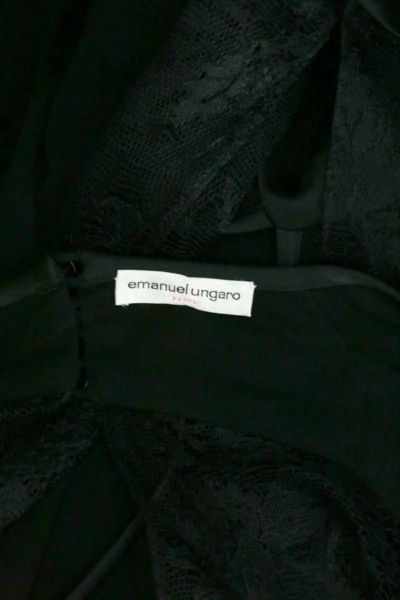 Robe Emmanuel Ungaro Noir en Synthétique