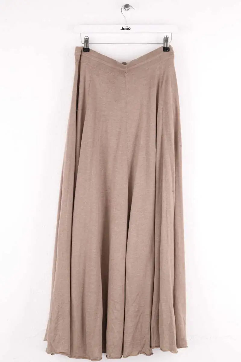 Jupe Lingua Franca Beige en Laine