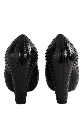 Talons Louis Vuitton Noir en Cuir