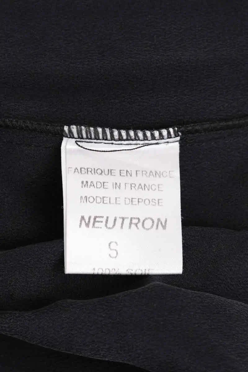 Combinaison Toupy Noir en Soie
