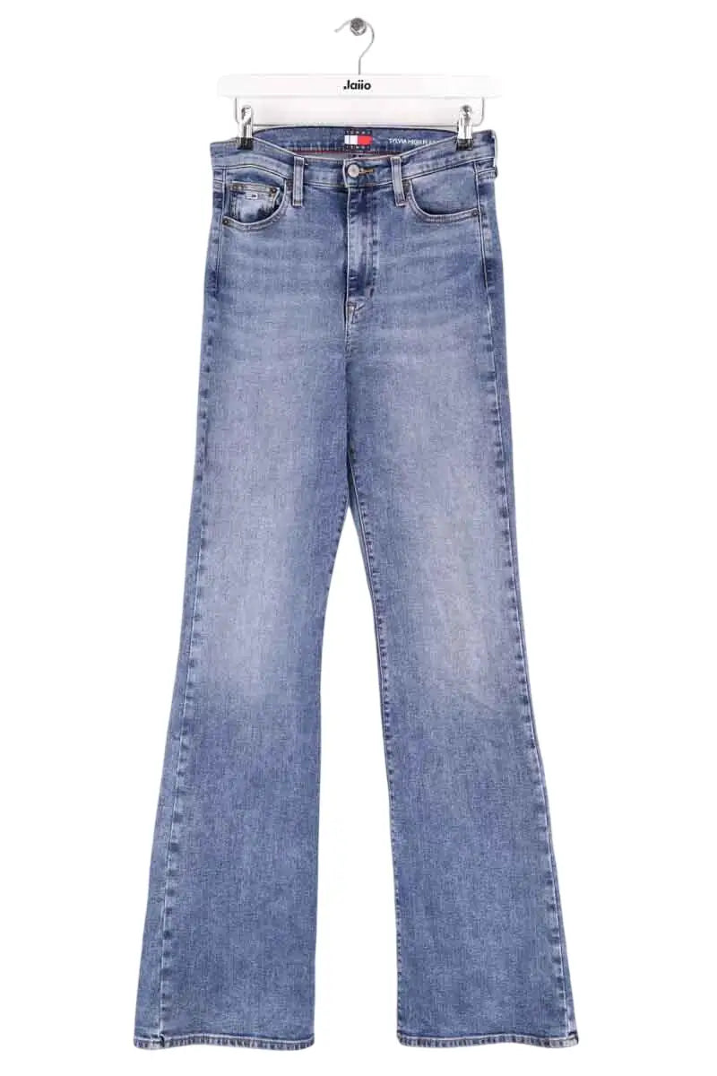 Jean droit Tommy Hilfiger Bleu en Coton, taille M - Seconde Main