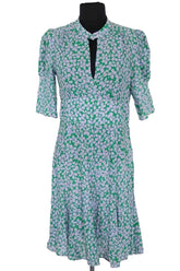 Robe Tara Jarmon Vert en Viscose, taille M - Seconde Main
