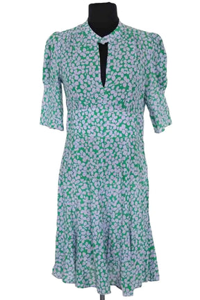 Robe Tara Jarmon Vert en Viscose, taille M - Seconde Main