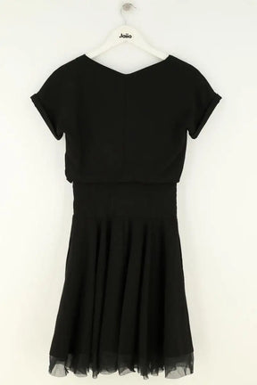Robe Maje Noir en Viscose