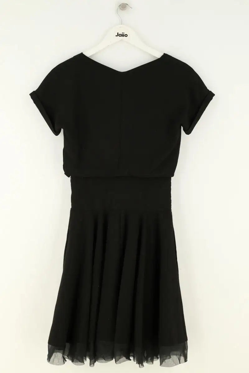 Robe Maje Noir en Viscose