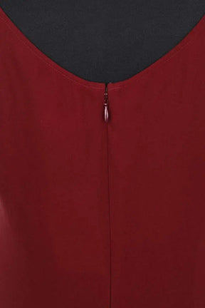 Robe Valentino Bordeaux en Synthétique