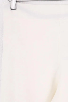 Pantalon droit Parosh Ecru en Viscose