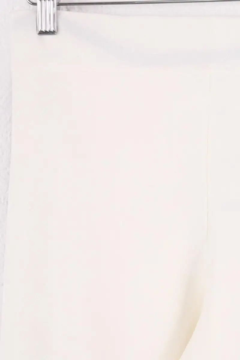 Pantalon droit Parosh Ecru en Viscose