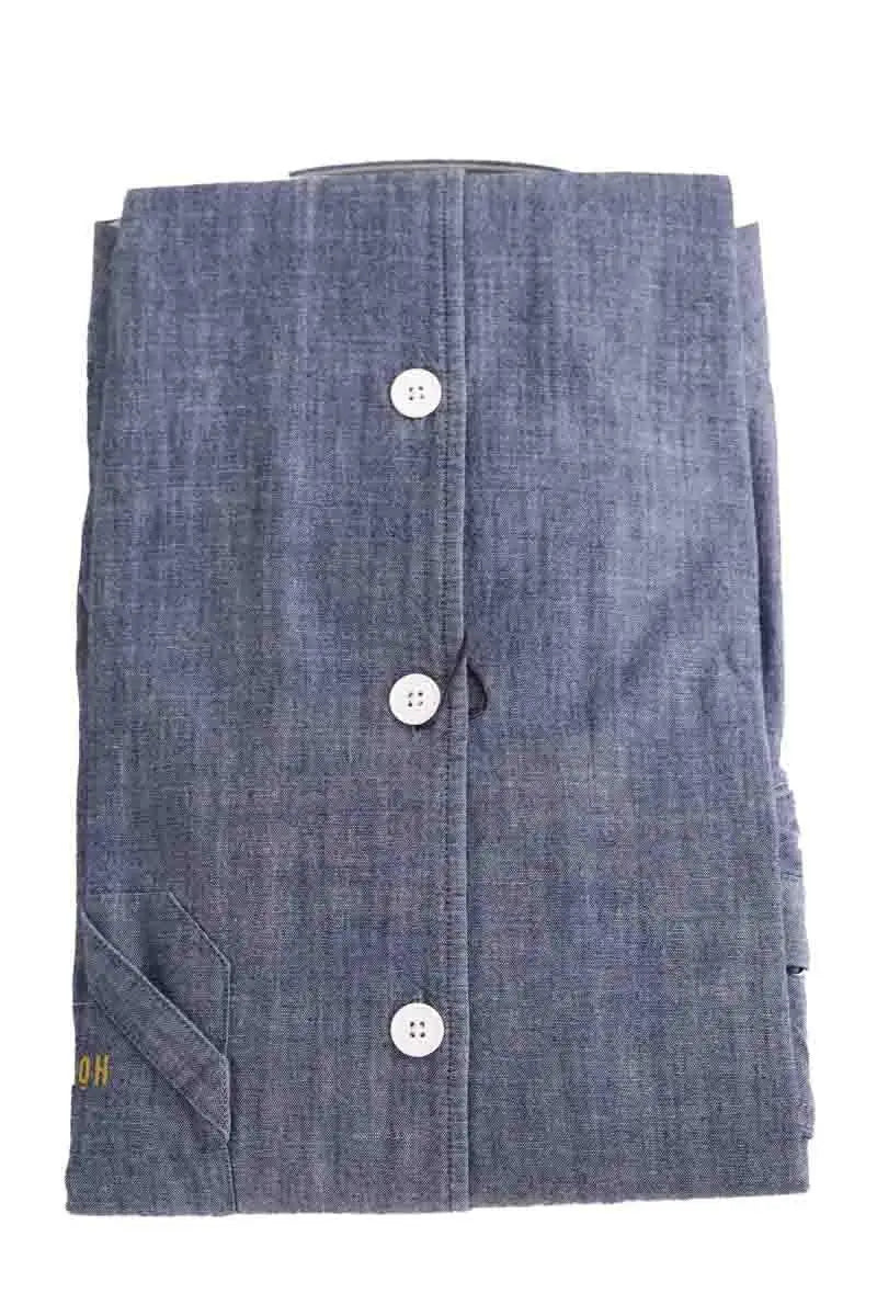 Chemise Figaret Bleu en Coton