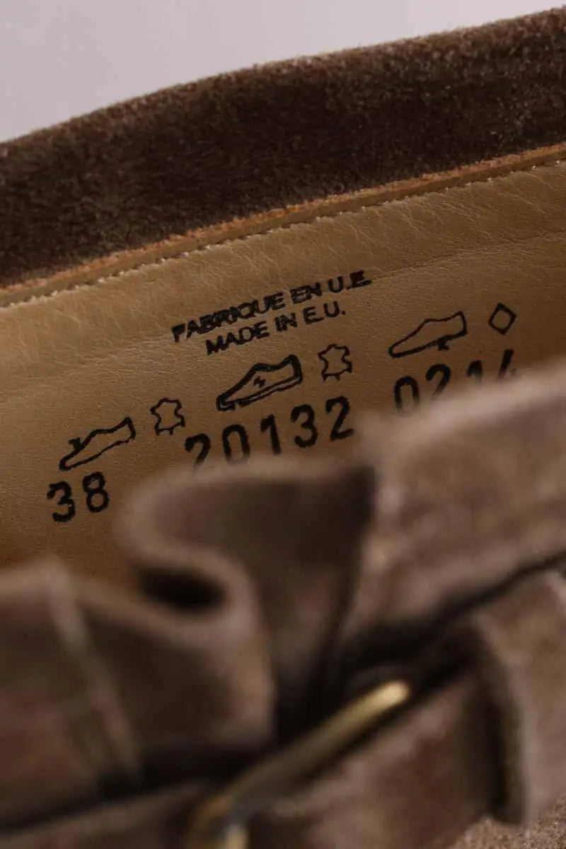 Bottes Free Lance Kaki en Daim