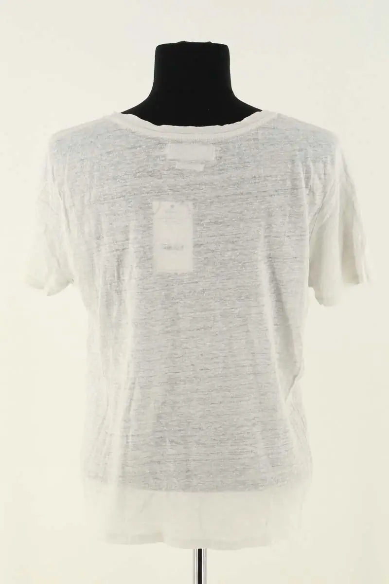 T-shirt Notshy Blanc en Lin