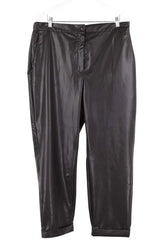 Pantalon Marina Rinaldi Marron en Synthétique, taille XXXL - Seconde Main