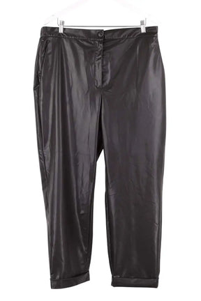 Pantalon Marina Rinaldi Marron en Synthétique, taille XXXL - Seconde Main