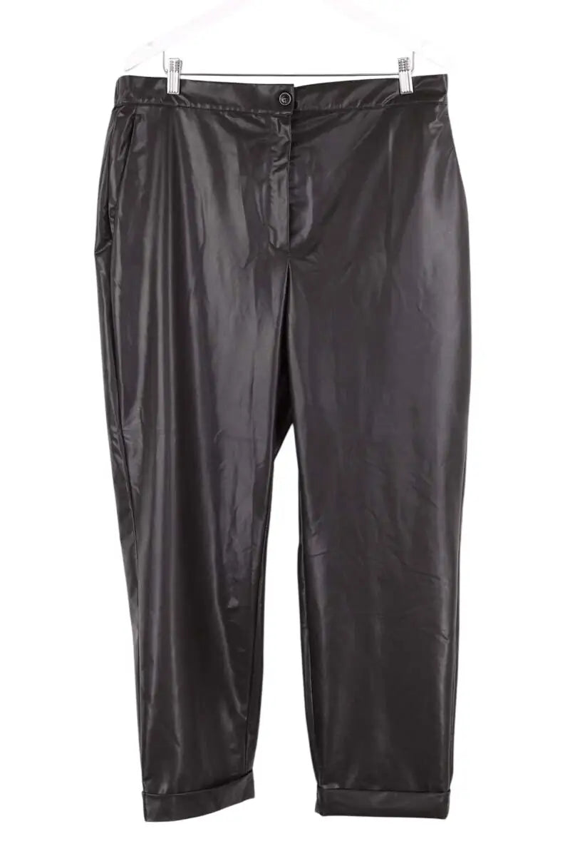 Pantalon Marina Rinaldi Marron en Synthétique, taille XXXL - Seconde Main