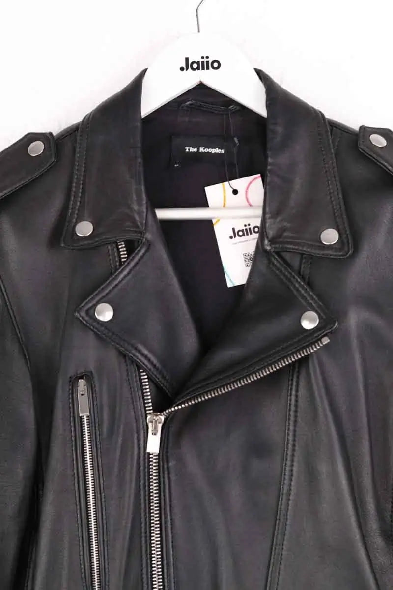 Veste The Kooples Noir en Cuir
