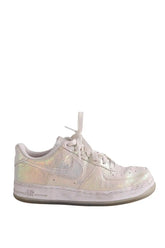 Baskets Nike Argent en Cuir, taille 38 - Seconde Main