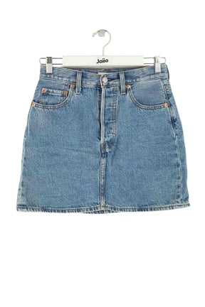 Jupe Levi's Bleu en Coton, taille XS - Seconde Main