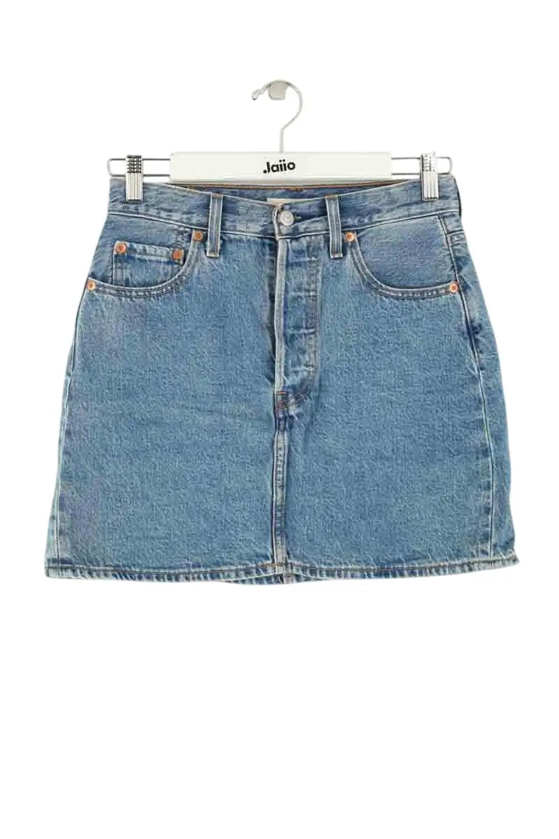 Jupe Levi's Bleu en Coton, taille XS - Seconde Main