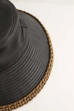 Panama Hermès Marron en Cuir