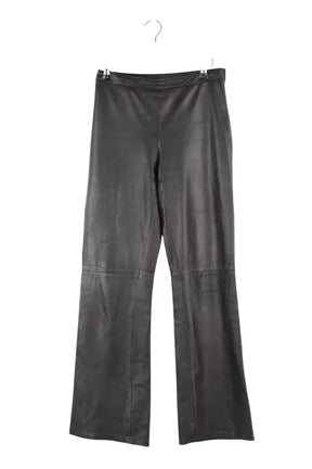 Pantalon Apostrophe Noir en Cuir, taille S - Seconde Main
