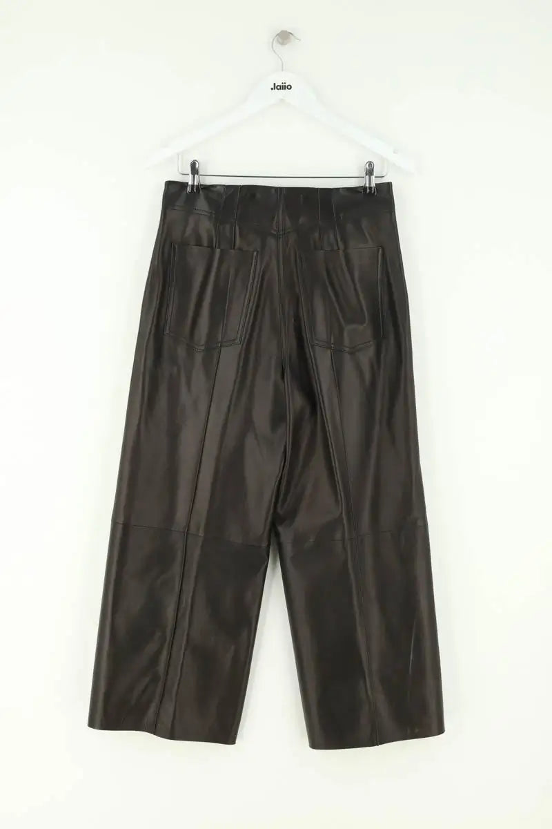 Pantalon Barbara Bui Marron en Cuir