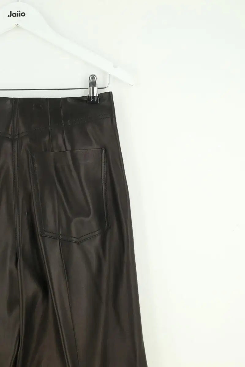 Pantalon Barbara Bui Marron en Cuir
