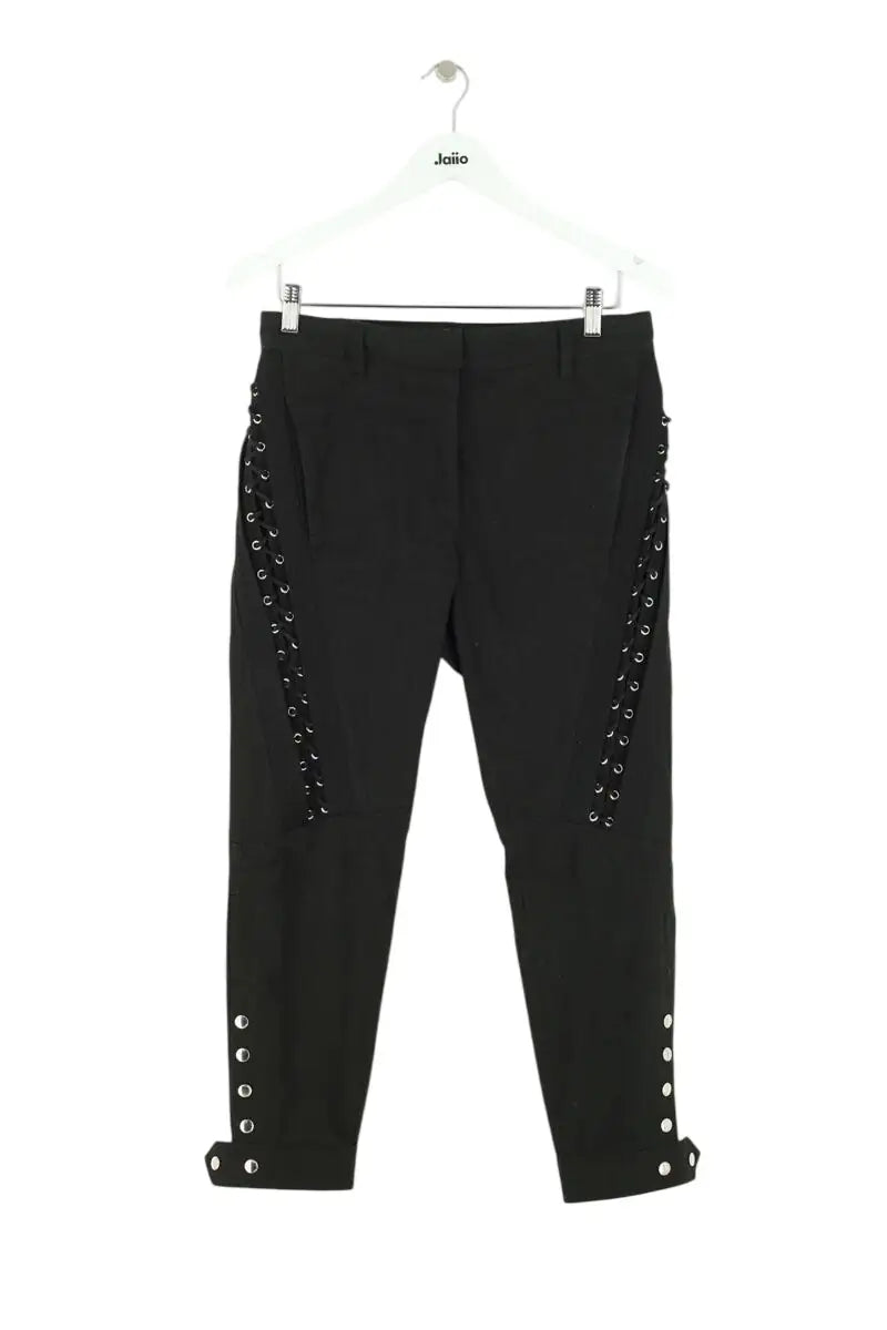 Pantalon Barbara Bui Noir en Coton, taille M - Seconde Main