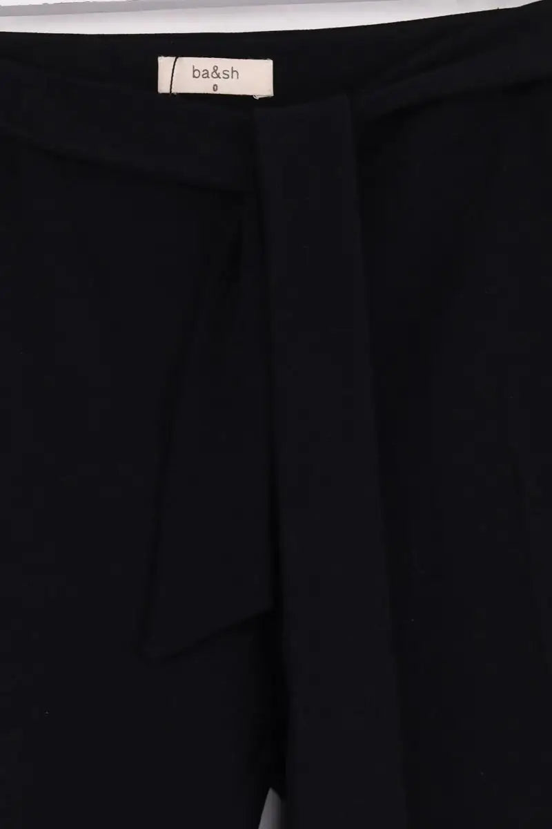 Pantalon Ba&Sh Flute Noir en Synthétique