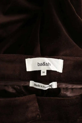 Pantalon Bash Marron en Coton