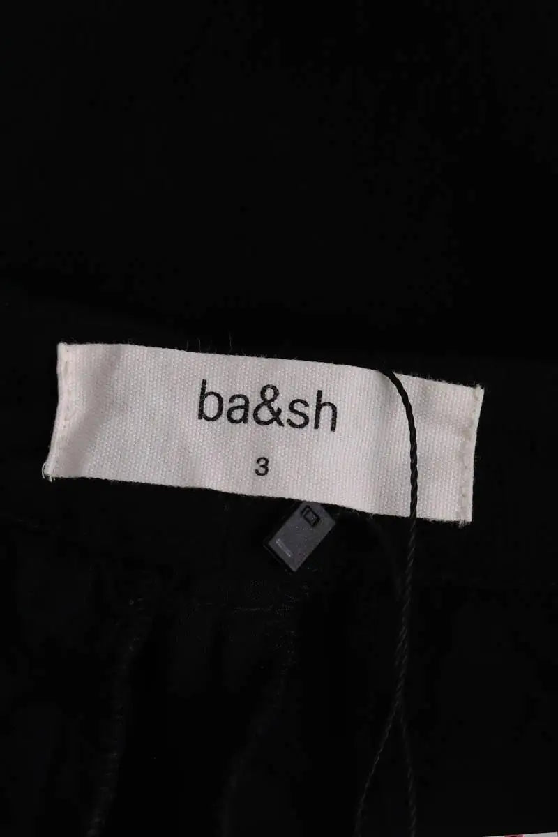 Pantalon Ba&Sh Noir en Coton