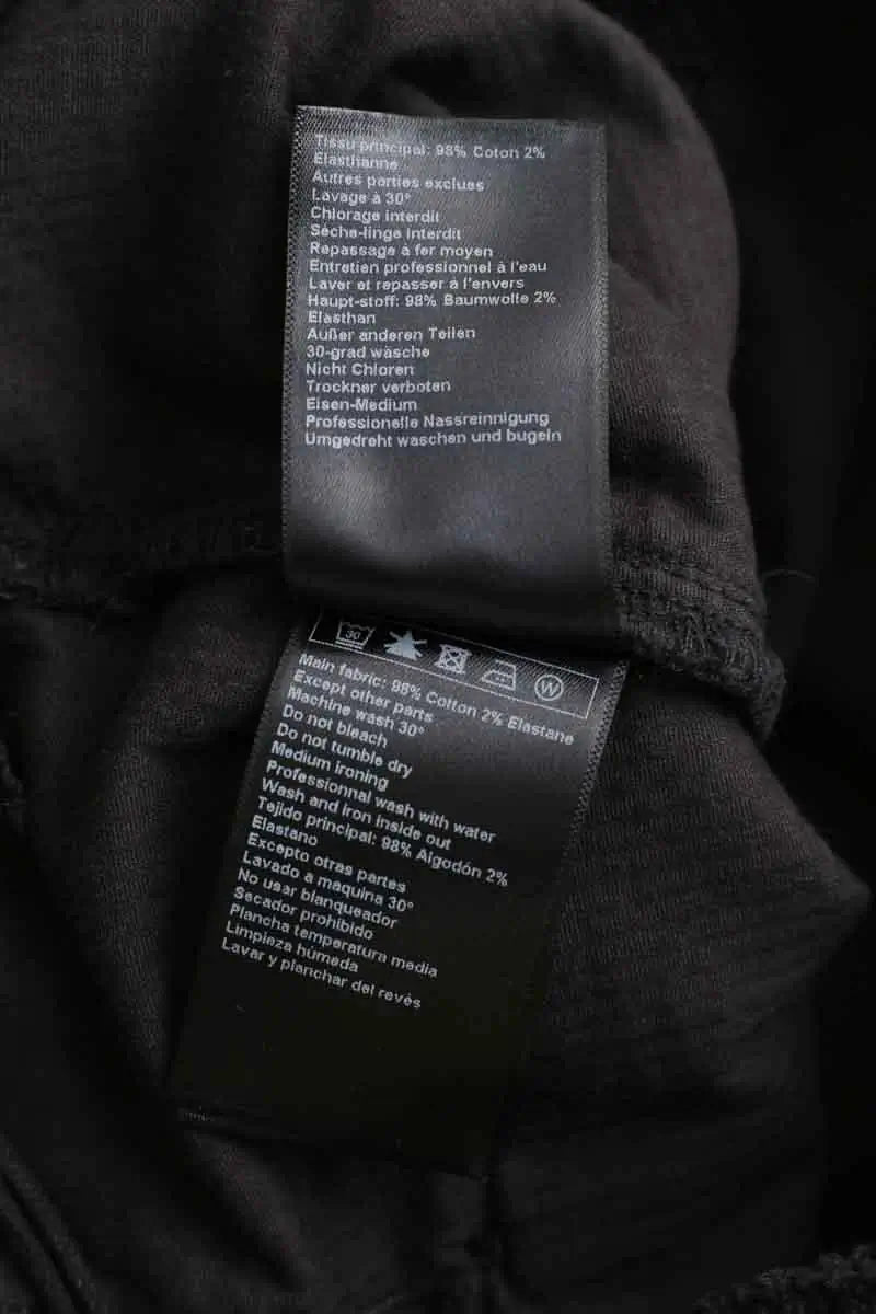 Pantalon Bash Noir en Coton