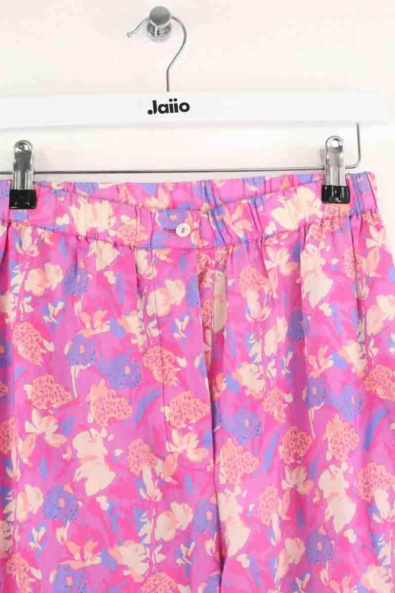 Pantalon bootcut Berenice Parm Rose en Coton