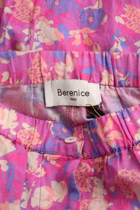 Pantalon bootcut Berenice Parm Rose en Coton