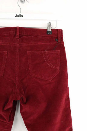 Pantalon bootcut Maje Bordeaux en Coton