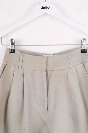 Pantalon Carot Heimstone Beige en Coton